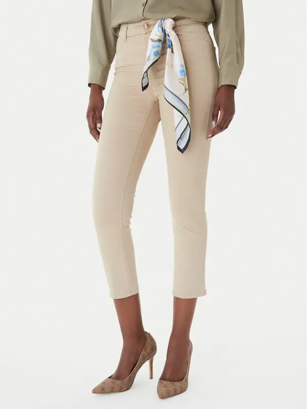 Guess Guess Traperice W5GA91 W93CM Bež Skinny Fit
