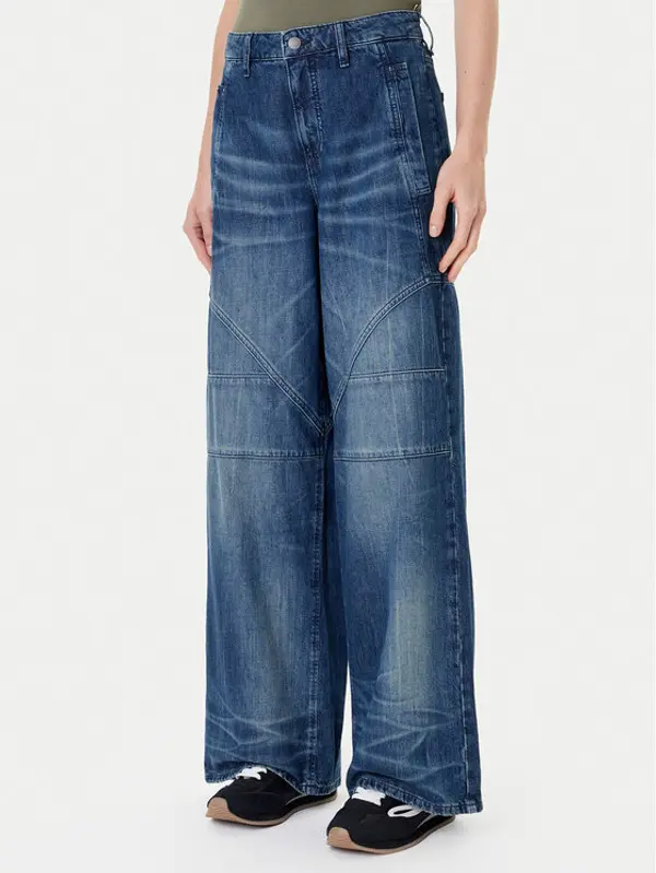 Guess Guess Traperice W5YA2F D5R0D Plava Baggy Fit