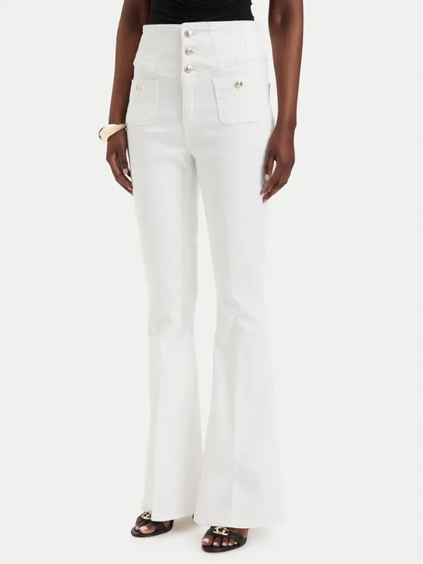 Guess Guess Traperice W6GA14 D0857 Krem Slim Fit