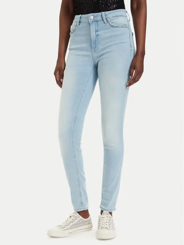 Guess Guess Traperice W6GA46 D0688 Plava Skinny Fit