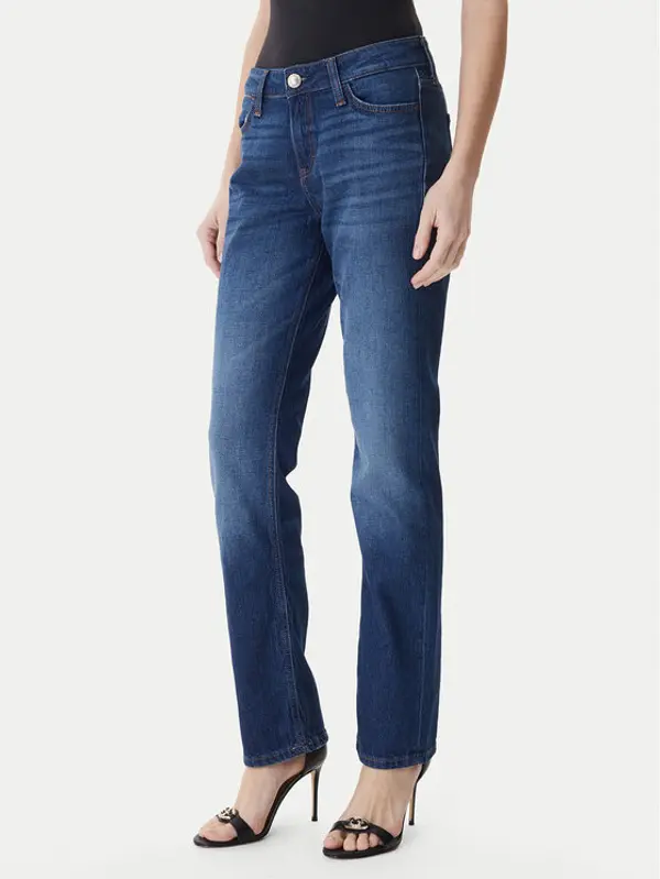 Guess Guess Traperice W6RA3M D6831 Tamnoplava Straight Leg