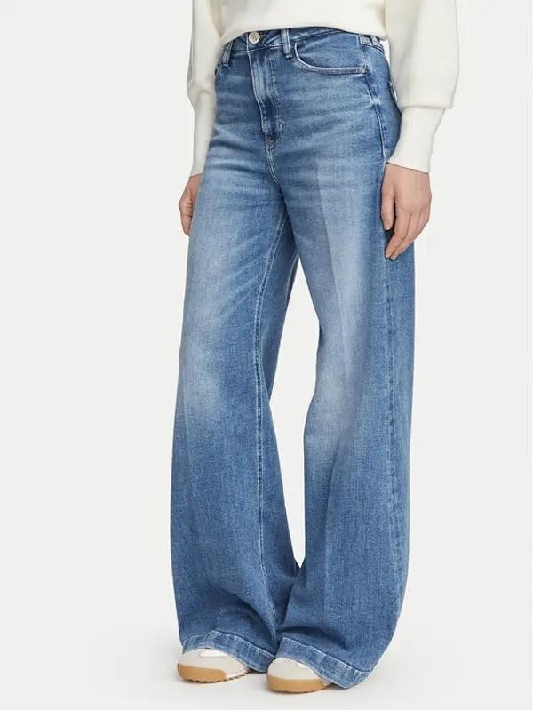 Guess Guess Traperice W6YA1C D1337 Plava Wide Leg