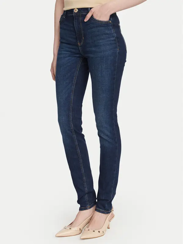 Guess Guess Traperice W6YA46 D1537 Tamnoplava Skinny Fit