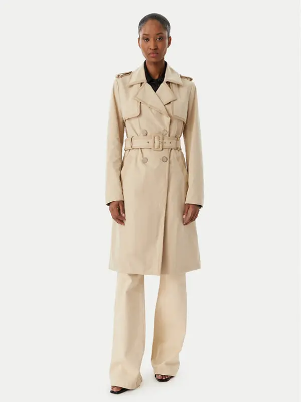 Guess Guess Trench W5RL14 WGWD2 Bež Regular Fit