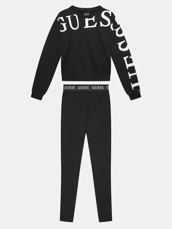 Guess Guess Trenerka J4YG01 KA6R4 Crna Regular Fit