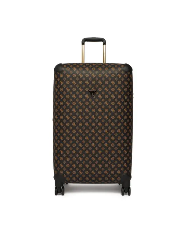 Guess Guess Veliki kofer Wilder Travel TWHP74 52988 Tamno smeđa