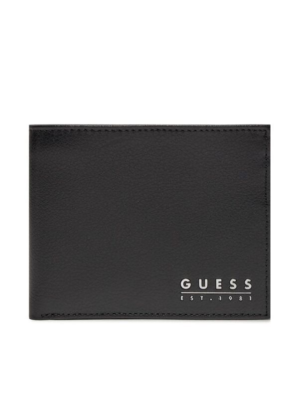 Guess Guess Veliki muški novčanik Fidenza Slg SMFIDA LEA20 Crna