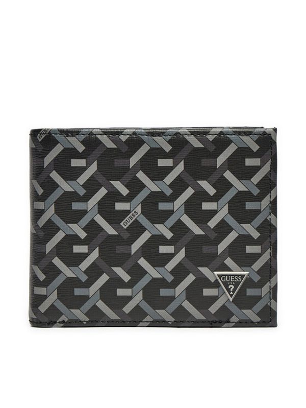 Guess Guess Veliki muški novčanik Mito SMTOGW LEA20 Crna