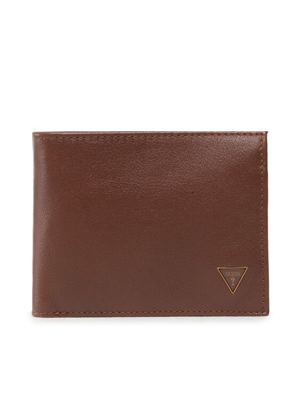 Guess Guess Veliki muški novčanik Scala Slg SMSCLA LEA20 Smeđa