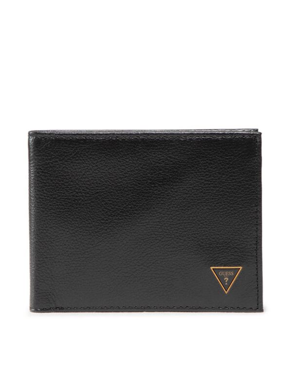 Guess Guess Veliki muški novčanik Scala Slg SMSCLA LEA27 Crna