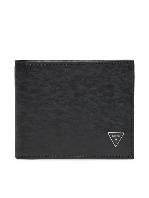 Guess Guess Veliki muški novčanik SMCSLE LEA20 Crna