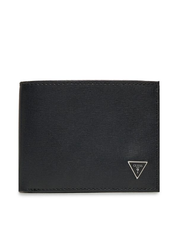 Guess Guess Veliki muški novčanik SMCSLE LEA24 Crna