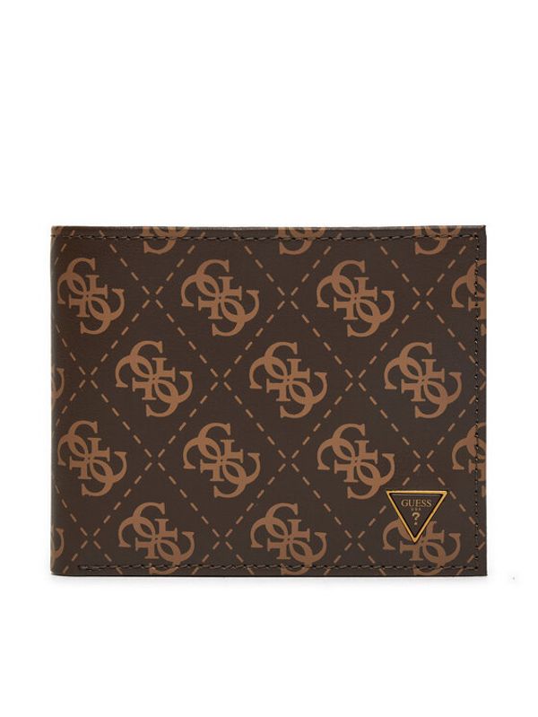 Guess Guess Veliki muški novčanik SMVELE LEA20 Smeđa