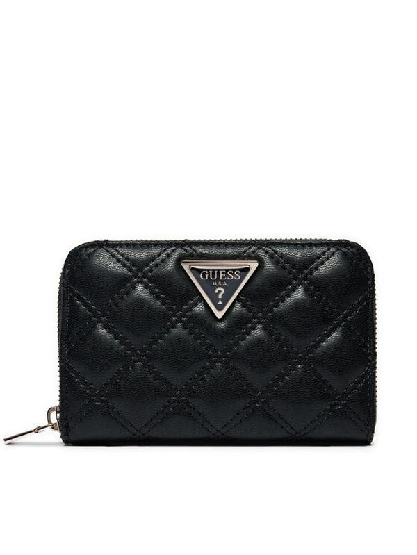 Guess Guess Veliki ženski novčanik Giully (QG) Wallets SWQG87 48400 Crna