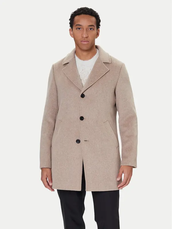 Guess Guess Vuneni kaput M4BL3S WGJ82 Bež Slim Fit