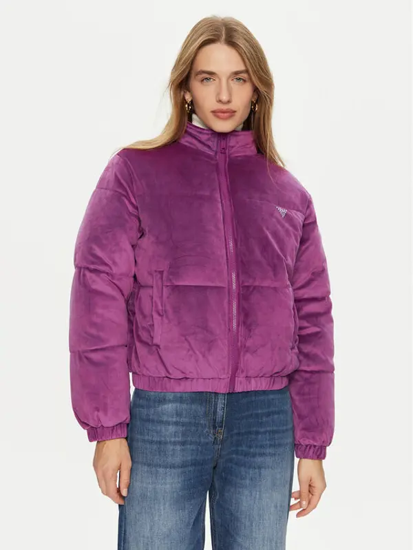 Guess Guess Zimska jakna V4BL03 KBXI2 Ljubičasta Regular Fit