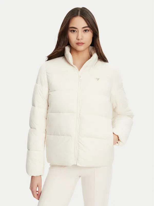 Guess Guess Zimska jakna V4YL03 WFUD0 Écru Regular Fit