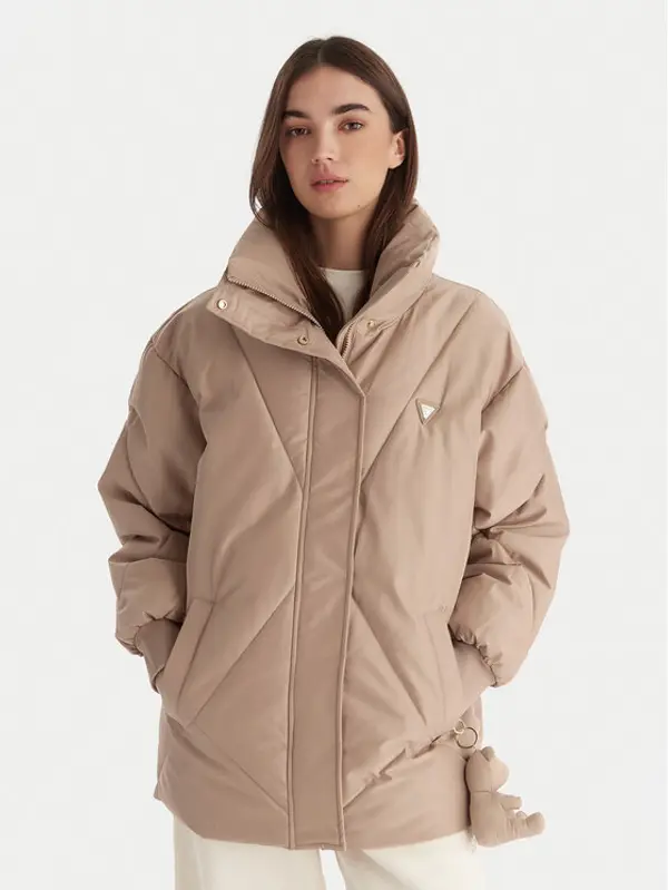 Guess Guess Zimska jakna V5BL13 WHHZ2 Bež Regular Fit