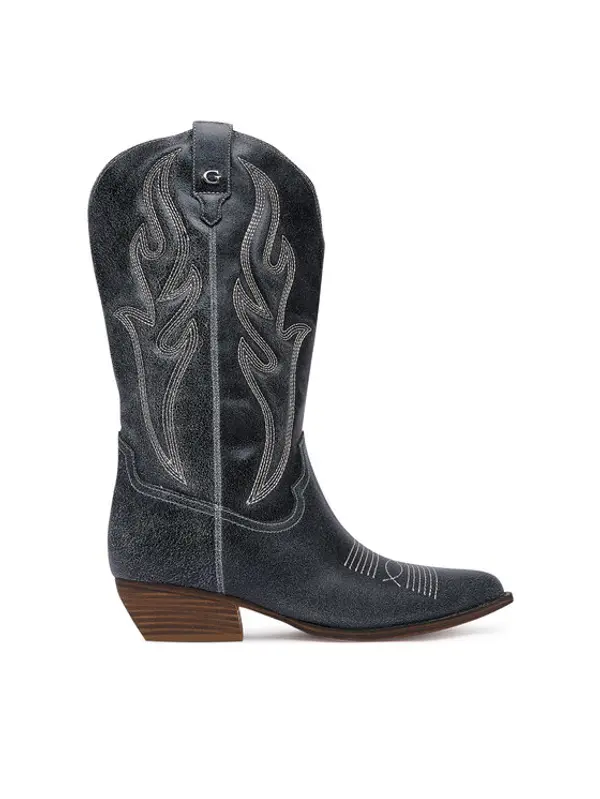 Guess Guess Zimske čizme FLTLGE LEA11 Crna
