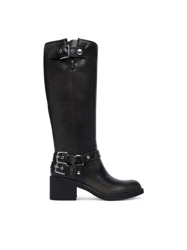 Guess Guess Zimske čizme FLTMAT LEA11 Crna