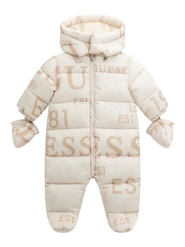 Guess Guess Zimski kombinezon H5BW00 WCFM0 Écru Regular Fit
