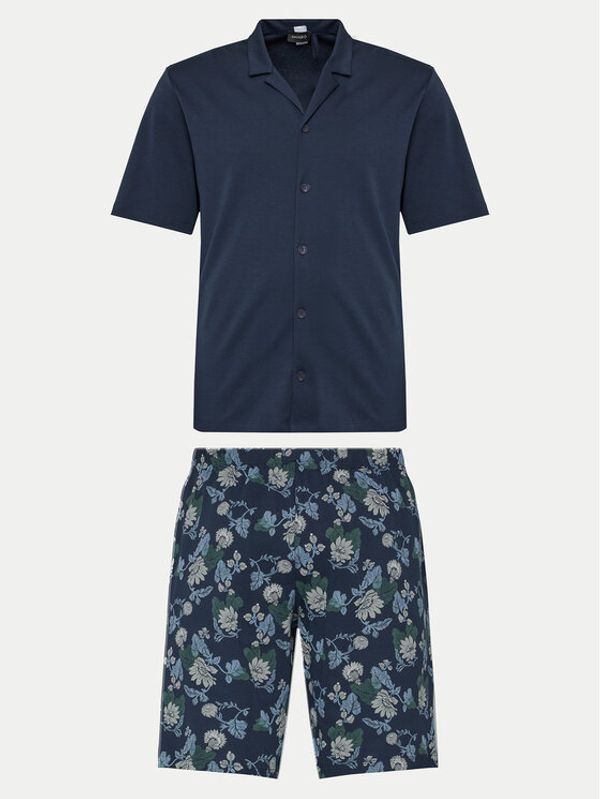 Hanro Hanro Pidžama Night & Day 75137 Tamnoplava Relaxed Fit