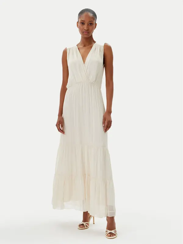 Haveone Haveone Ljetna haljina AFF-N005 Écru Loose Fit
