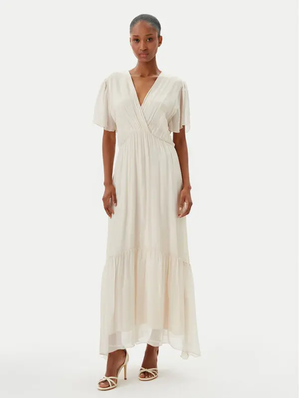 Haveone Haveone Ljetna haljina AFF-N006 Écru Loose Fit