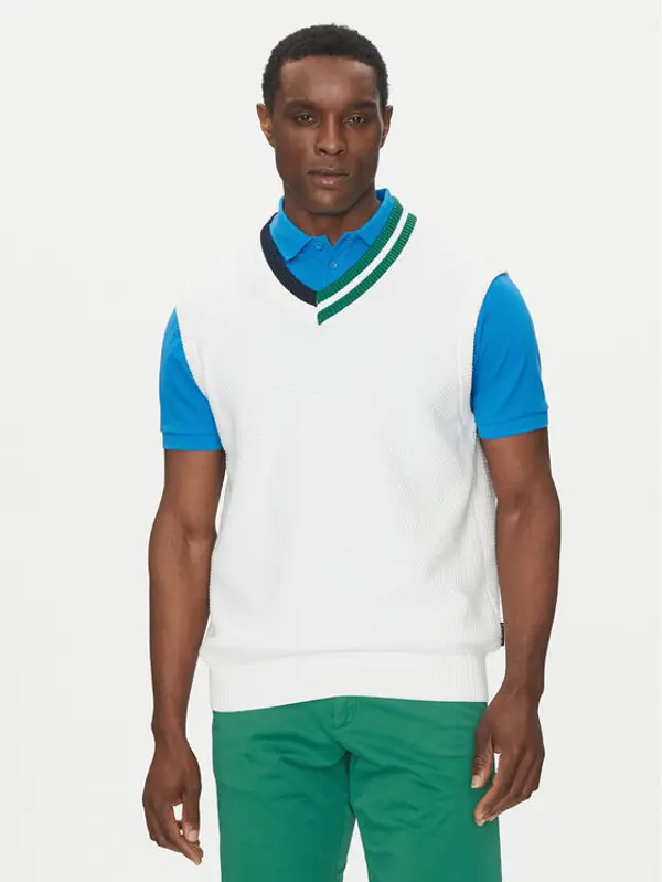 Hechter Paris Hechter Paris Džemper 65013 151809 Bijela Regular Fit
