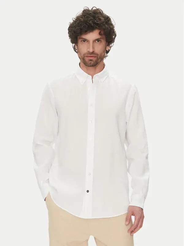 Hechter Paris Hechter Paris Košulja 60356 151600 Bijela Regular Fit