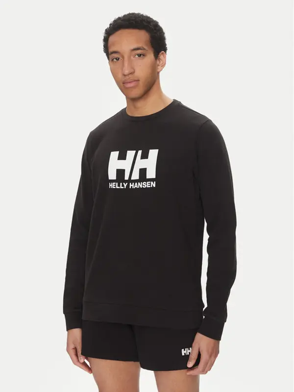 Helly Hansen Helly Hansen Majica dugih rukava Logo Crew 30395 Crna Regular Fit