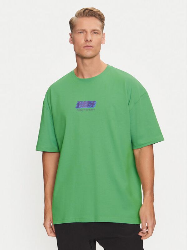 Helly Hansen Helly Hansen T-shirt Evan Suseg 53964 Zelena Oversize