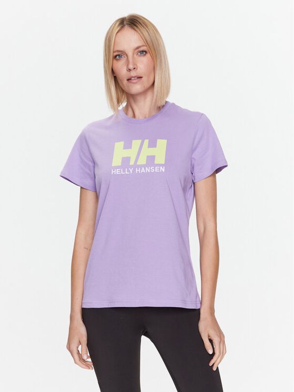 Helly Hansen Helly Hansen T-shirt Logo 34112 Ljubičasta Regular Fit