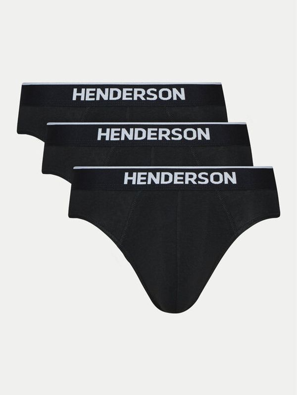 Henderson Henderson Set od 3 para muških slip gaća Kin 42113 Crna