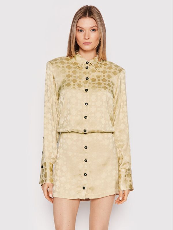 Herskind Herskind Haljina košulja Bree 4426876 Zlatna Regular Fit