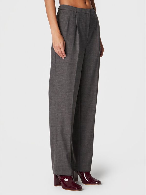 Herskind Herskind Hlače Brandy 4573879 Siva Relaxed Fit