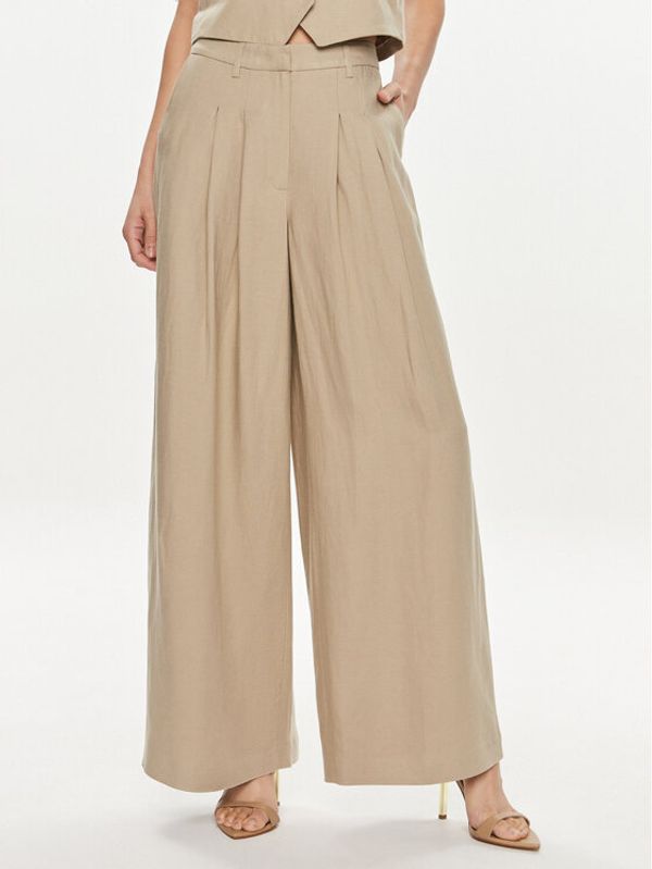 Herskind Herskind Hlače Lotus 5114840 Bež Relaxed Fit