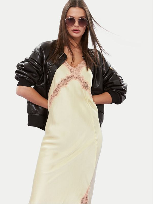 Herskind Herskind Koktel haljina Jonathan 5172370 Žuta Regular Fit