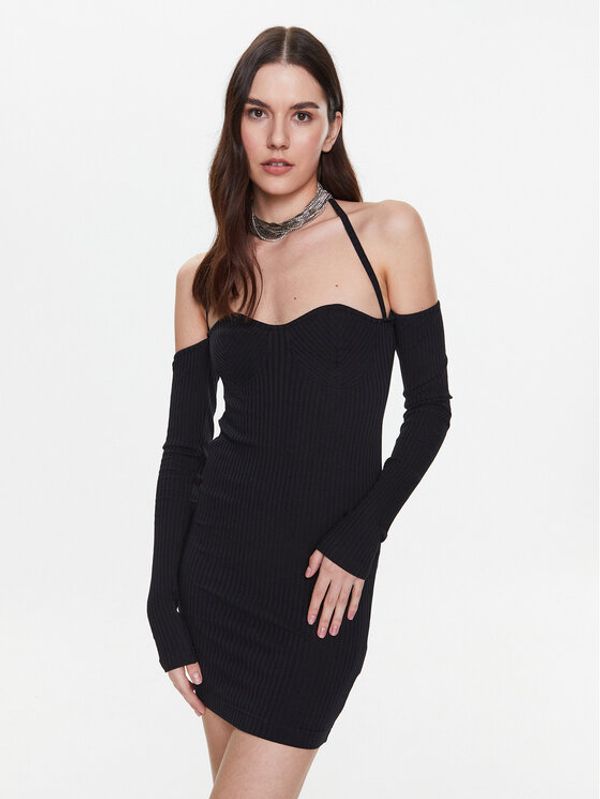 Herskind Herskind Koktel haljina Kathleen 4775935 Crna Slim Fit