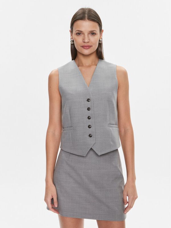 Herskind Herskind Prsluk za odijelo Mister 5004879 Siva Regular Fit