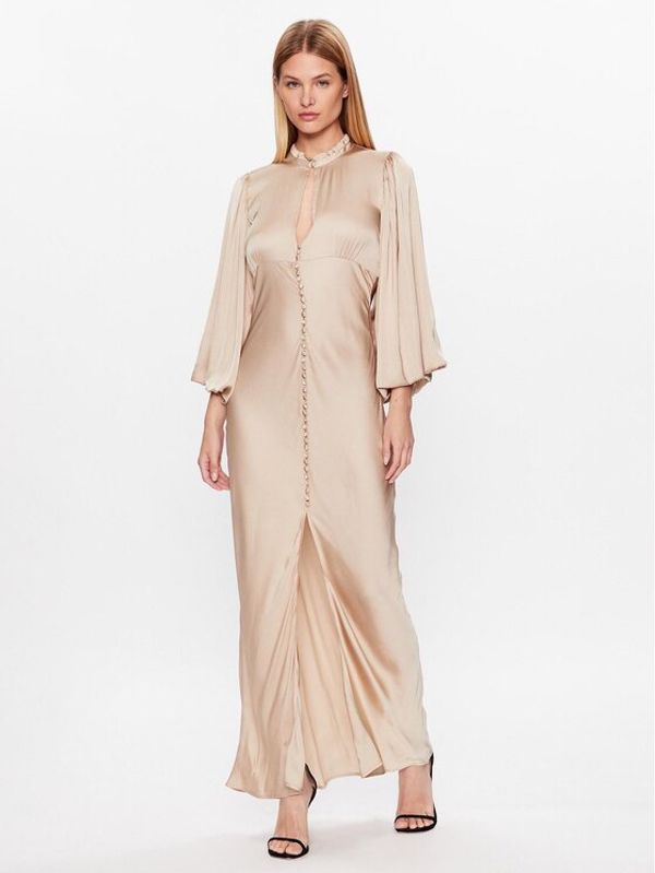 Herskind Herskind Večernja haljina Shila 4832370 Zlatna Regular Fit