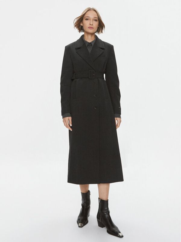 Herskind Herskind Vuneni kaput Ezara 4903956 Siva Regular Fit