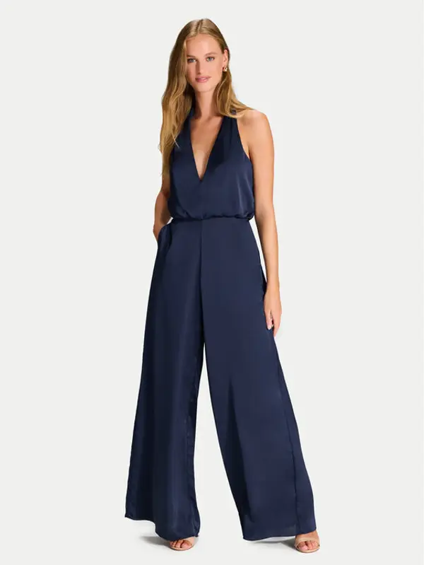 Hey Kyla Hey Kyla Kombinezon 3AJ002HK Tamnoplava Wide Leg