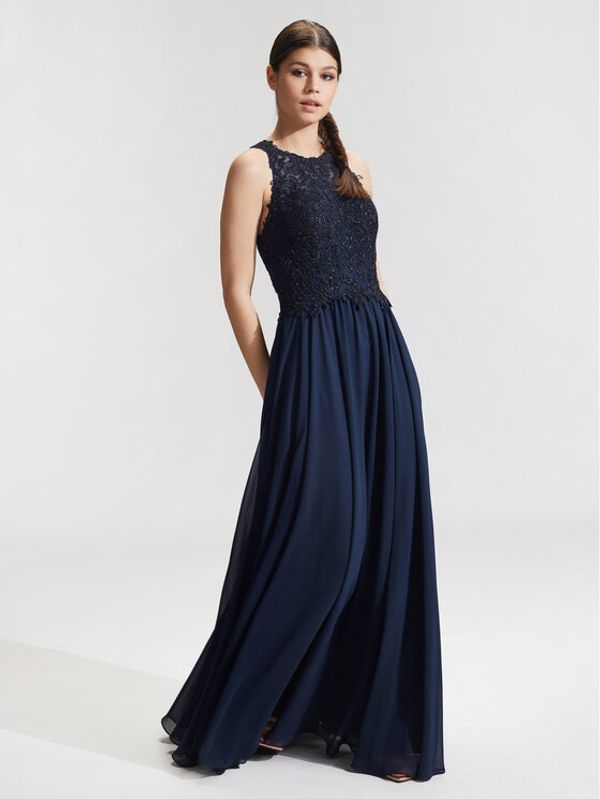 Hey Kyla Hey Kyla Večernja haljina 5AG028HK Tamnoplava Regular Fit