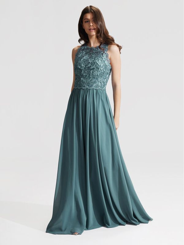 Hey Kyla Hey Kyla Večernja haljina 5AG046HK Zelena Regular Fit