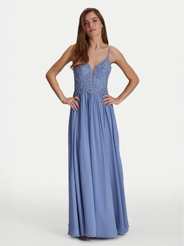 Hey Kyla Hey Kyla Večernja haljina 5AI082HK Plava Regular Fit