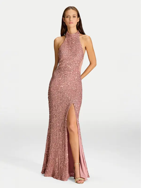 Hey Kyla Hey Kyla Večernja haljina 5AJ006HK Ružičasta Slim Fit