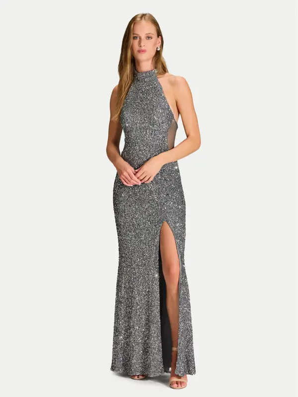 Hey Kyla Hey Kyla Večernja haljina 5AJ006HK Zelena Slim Fit