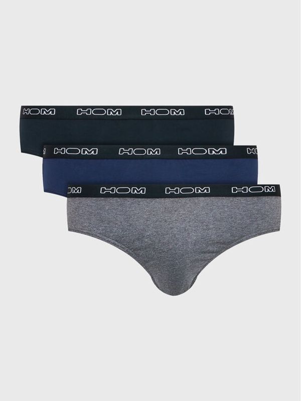 HOM HOM Set od 3 para muških slip gaća 402467 Šarena