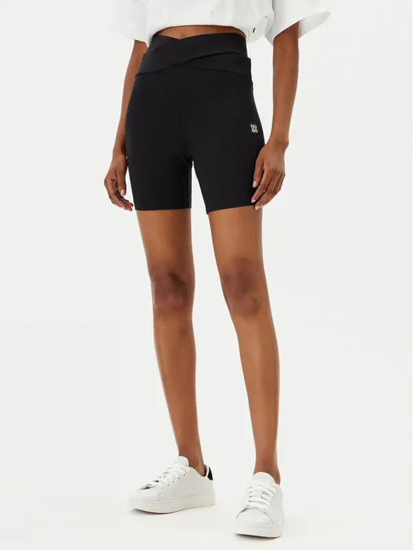 HUGO HUGO Biciklističke hlače Ivy 50540169 Crna Slim Fit